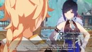 Yelan recognizes Scamface's insignia on the goods (Image via HoYoverse)